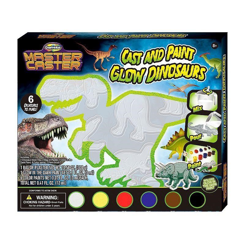 $8  Master Caster Art Set  Glow Dinos  Multicolor