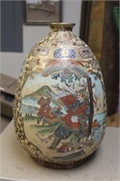 Satsuma or Satsuma Style Egg Form Vase