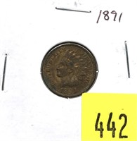 1891 Indian Head cent