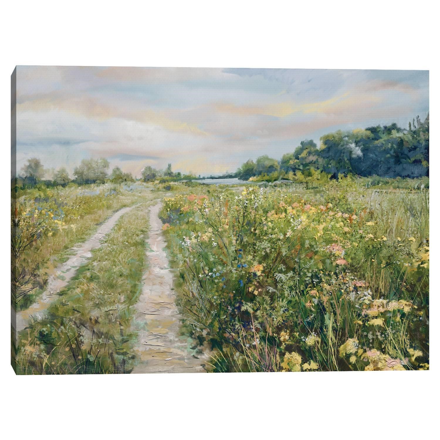 $105  Master Piece Meadow by the Lake Canvas Wall