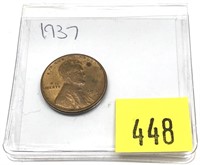 1937 Lincoln cent