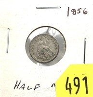 1856 half dime