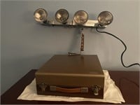 Vintage Portable Light Bar w/ Case