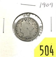 1909 Liberty Head nickel