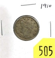 1910 Liberty Head nickel