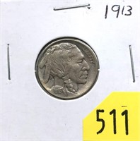 1913 Type I Buffalo nickel