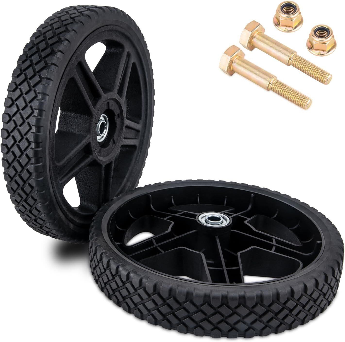 10 Inch Lawn Mower Wheels (2-pack) Fits Most Stand
