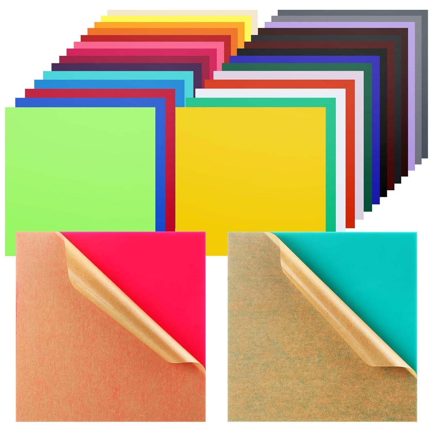 28 Pack 6 x 6 Colored Acrylic Sheets 1/8 Thick Las