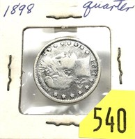 1898 Barber quarter