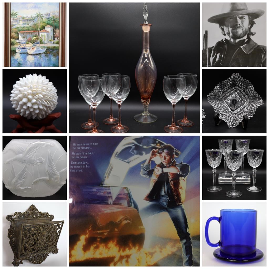 Eclectic Treasures: Vintage Art, Glass, Crystal & More!