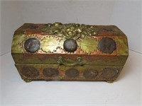 Mixed metals treasure chest