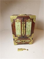 Chinese Jade jewelry chest