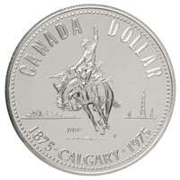 Canada, 1975 Cased Silver Dollar