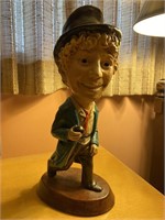 Vintage Harpo Marx Brothers Chalkware Figure