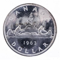 1963 Canada Silver Dollar PL66  ICCS1