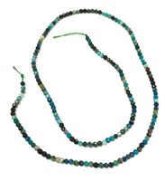 Natural 15.5" Strand Turquoise Chrysocolla Beads