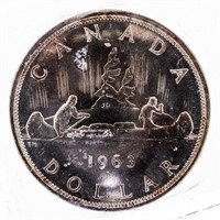 1963 Canada Silver Dollar PL66 ICCS1