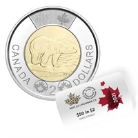 RCM 2021 Special Wrap Roll FIRST STRIKES $2 Coins