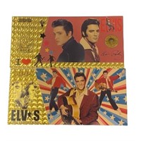 24k Elvis Presley The King Novelty Note