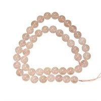 Natural Rose Quartz 8mm 15inch Strand Of Beads