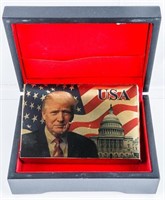 Donald Trump - 999.9 24 kt Gold Foil Playing Cards