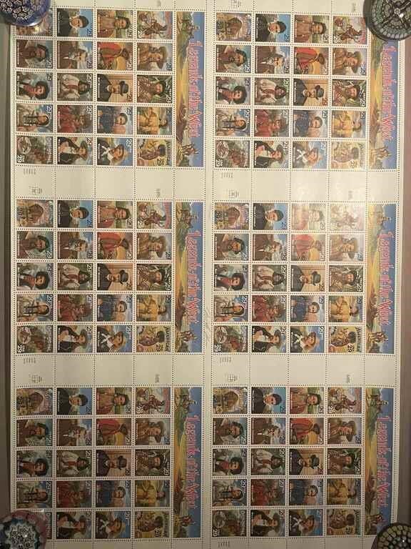 1994 Uncut Stamps Legends of the West