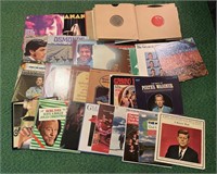 Lot of 33RPM Vinyl Records