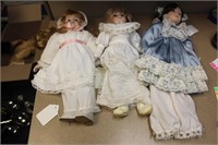 Lot of 3 Heritage Dolls