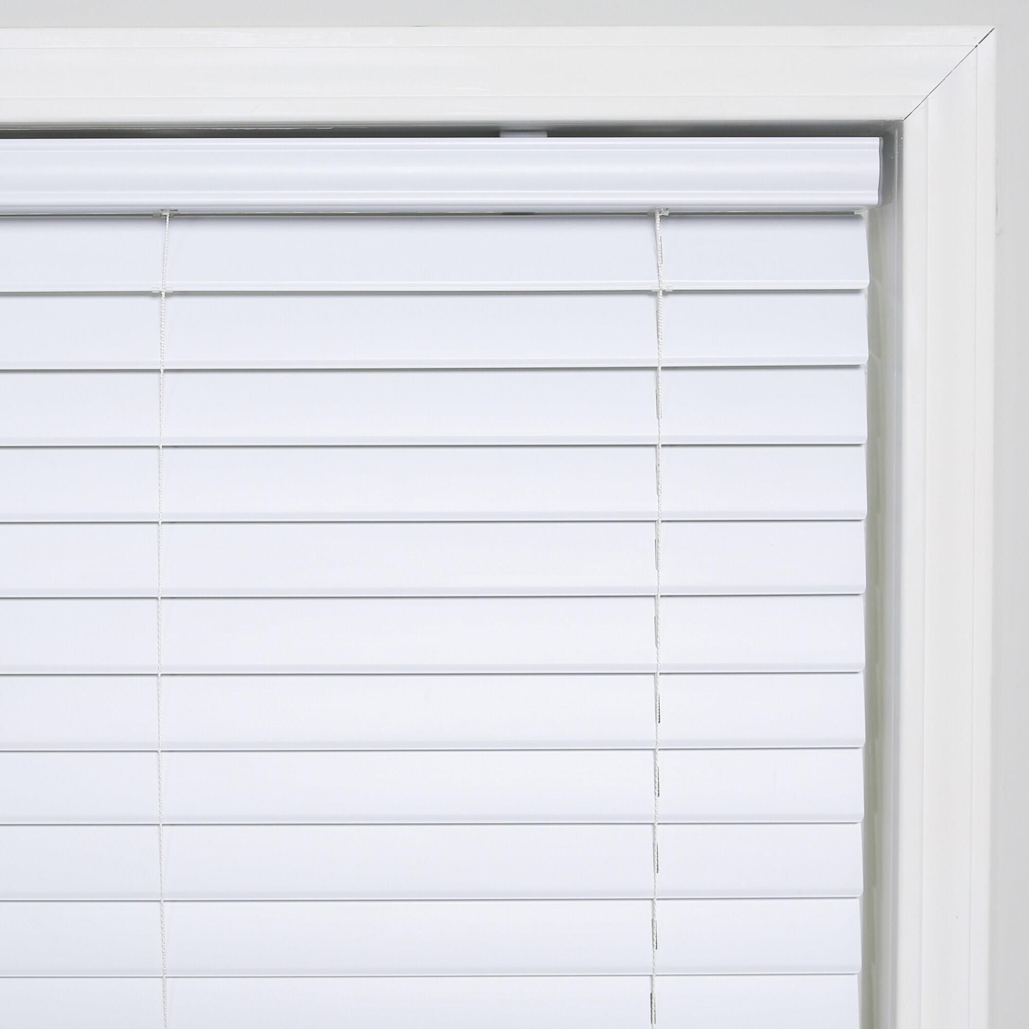 $21  29x64in Vinyl Room Darkening Horizontal Blind