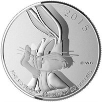 Sold Out - RCM .9999 Fine Silver $20 Bugs Bunny