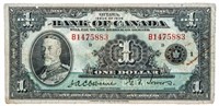 Bank of Canada 1935 $1 Osborne Towers - English- B
