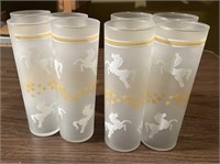 Unicorn Frosted Glasses