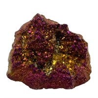 Golden Purple Geode Stone