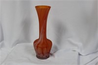 A Satin Glass Vase