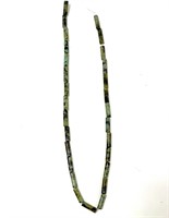 Natural 15.5" Strand African Turquoise Tube Beads