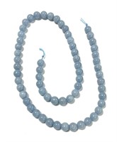 Natural 15.5" Strand Blue Angelite Beads Gemstone