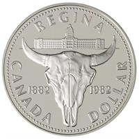 Canada, 1982 Cased Silver Dollar