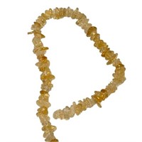 Natural Citrine Chip Beads 15 Inch Bead Strand