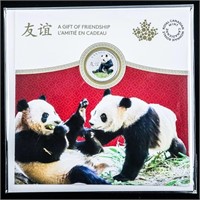 RCM 2018 Gift of Friendship Panda Bear Coin Folio
