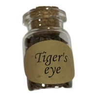 Natural Tiger's Eye Mixed Chips Bottle