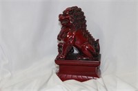 A Chinese Resin Lion