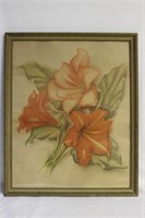 Old Floral Print