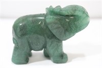A Vintage Chinese Jade Elephant