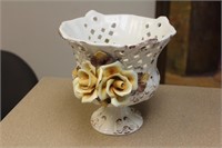 Capodemonte or Style Floral Urn