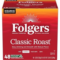 *Folgers Classic Coffee, 192 KEURIG K-Cup Pods