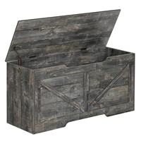 HOOBRO Wooden Toy Box, Sturdy Storage Bench