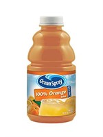 Ocean Spray 100% Orange Juice Mixer Bottle, 32 Fl