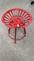 Metal tractor seat stool