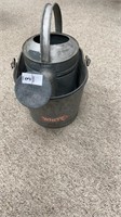 Galvanized bucket and watering can