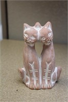 Pair of 2 Ceramic Cats